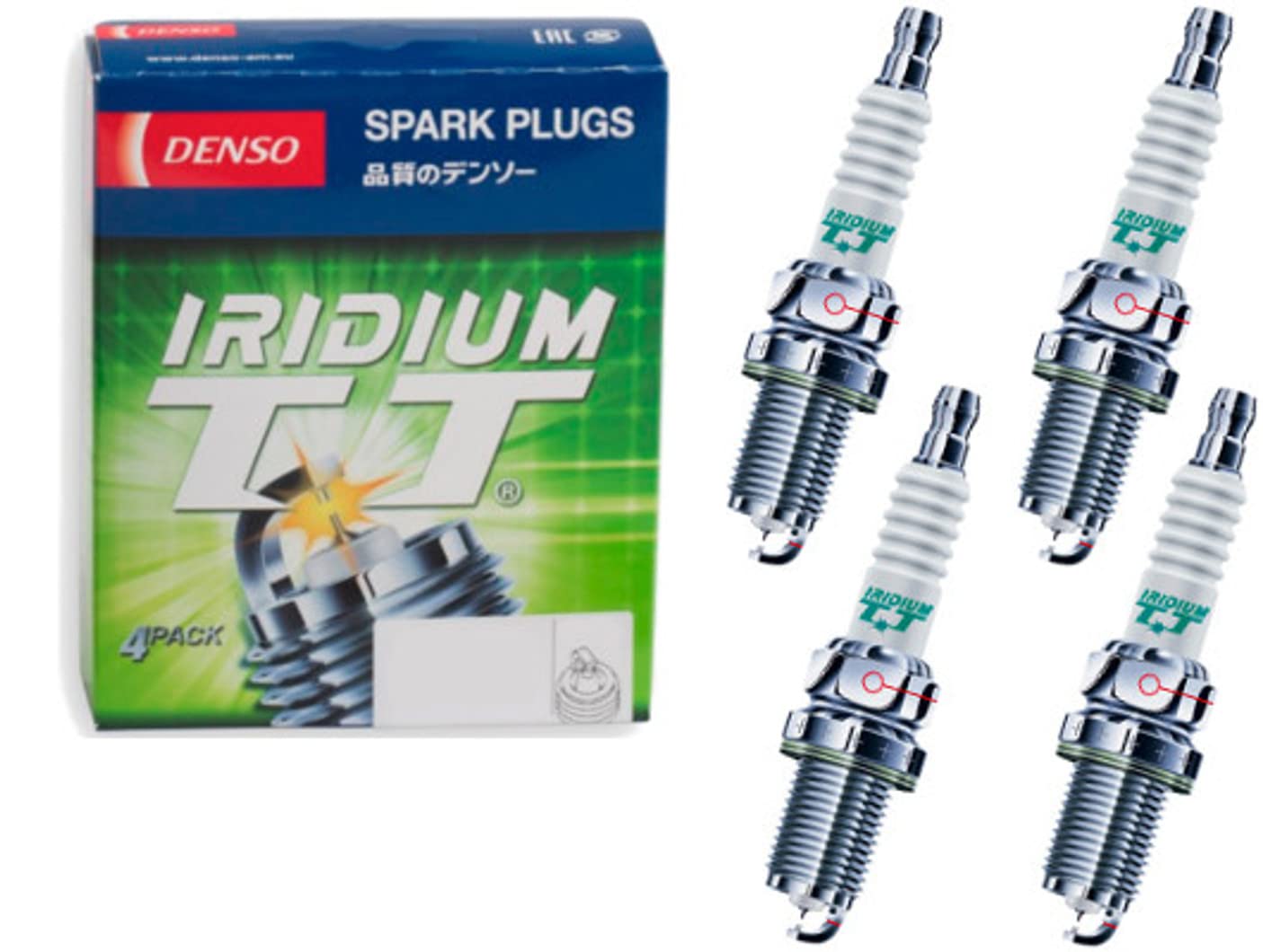 DENSO IT01 Iridium TT IK16TT 4701 Zündkerzen, 4 Stück von Denso