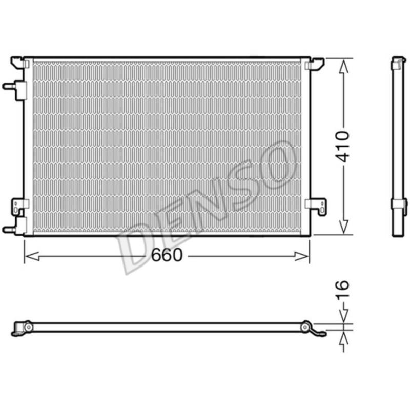 DENSO Kondensator, Klimaanlage von Denso