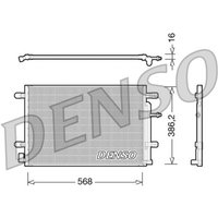 Kondensator, Klimaanlage DENSO DCN02018 von Denso