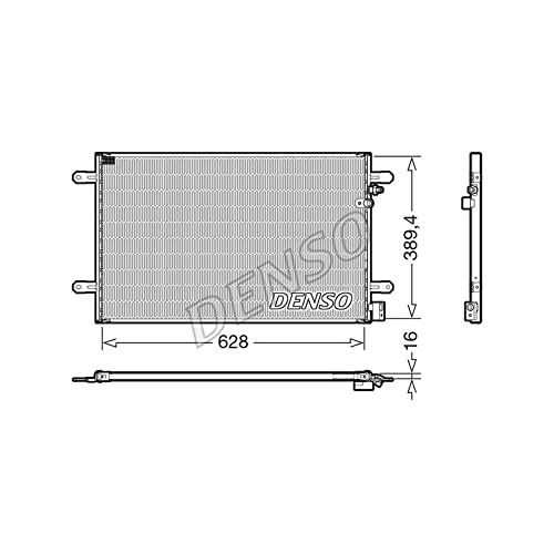 Kondensator, Klimaanlage DENSO DCN02037 von Denso