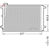 Kondensator, Klimaanlage DENSO DCN02046 von Denso