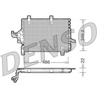 Kondensator, Klimaanlage DENSO DCN09141 von Denso