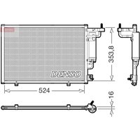 Kondensator, Klimaanlage DENSO DCN10059 von Denso