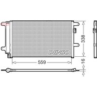 Kondensator, Klimaanlage DENSO DCN12007 von Denso