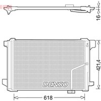 Kondensator, Klimaanlage DENSO DCN17035 von Denso