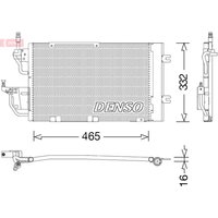 Kondensator, Klimaanlage DENSO DCN20037 von Denso