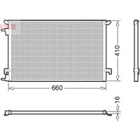 Kondensator, Klimaanlage DENSO DCN20045 von Denso