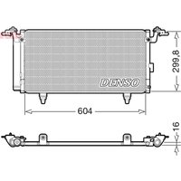 Kondensator, Klimaanlage DENSO DCN36005 von Denso