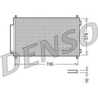 Kondensator, Klimaanlage DENSO DCN40002 von Denso