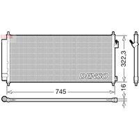 Kondensator, Klimaanlage DENSO DCN40026 von Denso