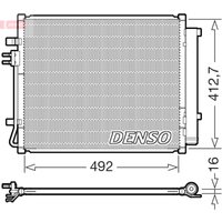 Kondensator, Klimaanlage DENSO DCN43015 von Denso