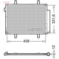 Kondensator, Klimaanlage DENSO DCN47011 von Denso