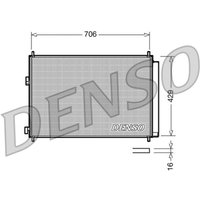 Kondensator, Klimaanlage DENSO DCN50030 von Denso