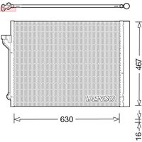 Kondensator, Klimaanlage DENSO DCN05029 von Denso