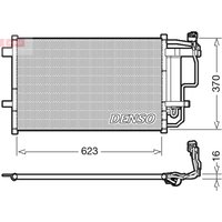 Kondensator, Klimaanlage DENSO DCN44007 von Denso