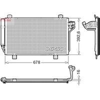 Kondensator, Klimaanlage DENSO DCN44015 von Denso