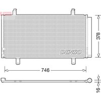 Kondensator, Klimaanlage DENSO DCN50048 von Denso