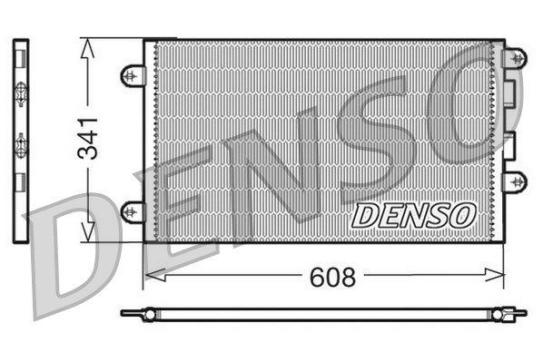 Kondensator, Klimaanlage Denso DCN01012 von Denso