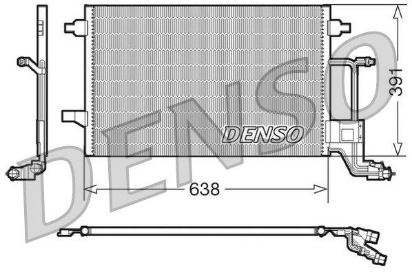 Kondensator, Klimaanlage Denso DCN02014 von Denso