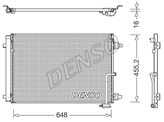 Kondensator, Klimaanlage Denso DCN02045 von Denso