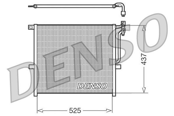 Kondensator, Klimaanlage Denso DCN05008 von Denso