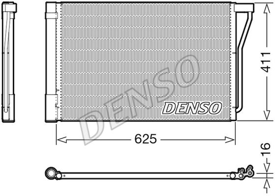 Kondensator, Klimaanlage Denso DCN05022 von Denso