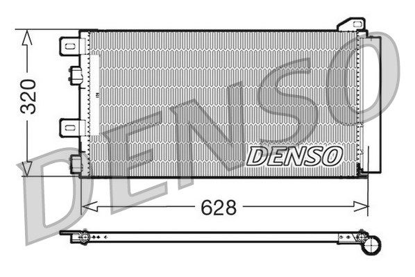 Kondensator, Klimaanlage Denso DCN05101 von Denso