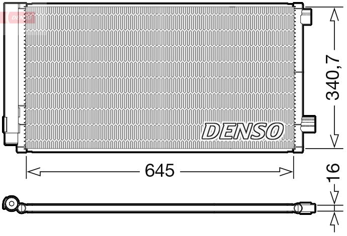 Kondensator, Klimaanlage Denso DCN06020 von Denso