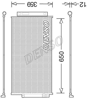 Kondensator, Klimaanlage Denso DCN09047 von Denso