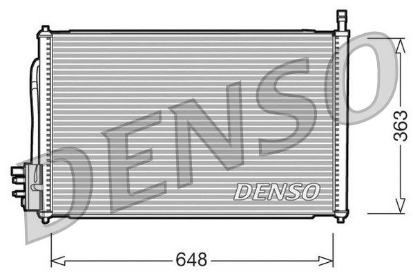 Kondensator, Klimaanlage Denso DCN10006 von Denso