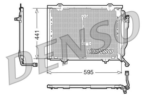 Kondensator, Klimaanlage Denso DCN17012 von Denso