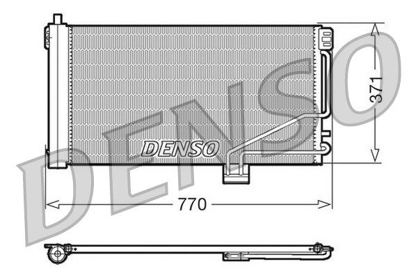 Kondensator, Klimaanlage Denso DCN17014 von Denso