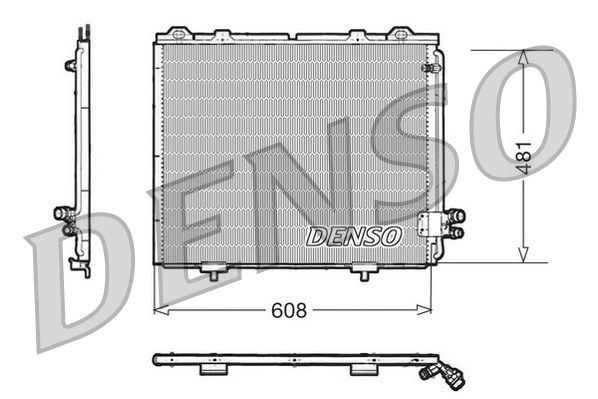 Kondensator, Klimaanlage Denso DCN17017 von Denso