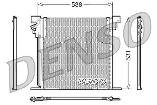 Kondensator, Klimaanlage Denso DCN17030 von Denso