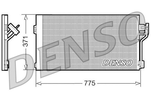 Kondensator, Klimaanlage Denso DCN17050 von Denso