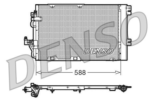 Kondensator, Klimaanlage Denso DCN20011 von Denso