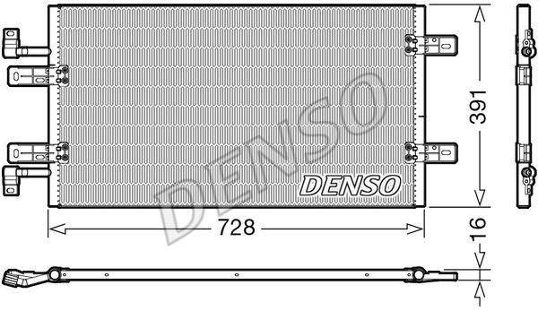 Kondensator, Klimaanlage Denso DCN20019 von Denso