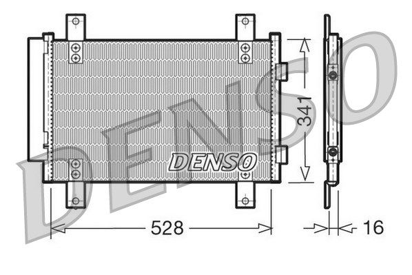 Kondensator, Klimaanlage Denso DCN21007 von Denso