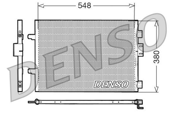 Kondensator, Klimaanlage Denso DCN23007 von Denso