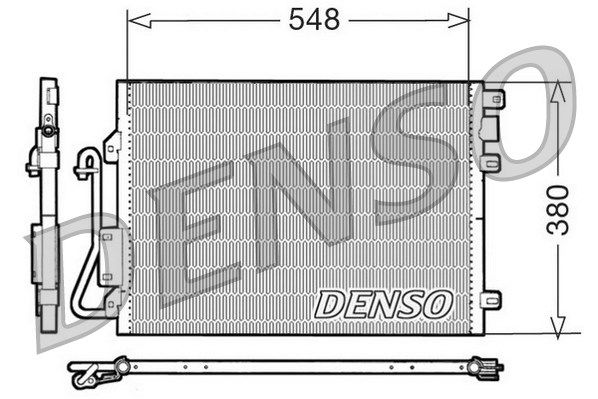 Kondensator, Klimaanlage Denso DCN23008 von Denso