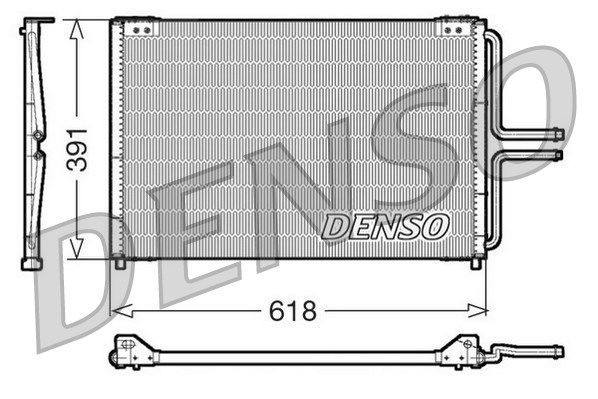 Kondensator, Klimaanlage Denso DCN23020 von Denso