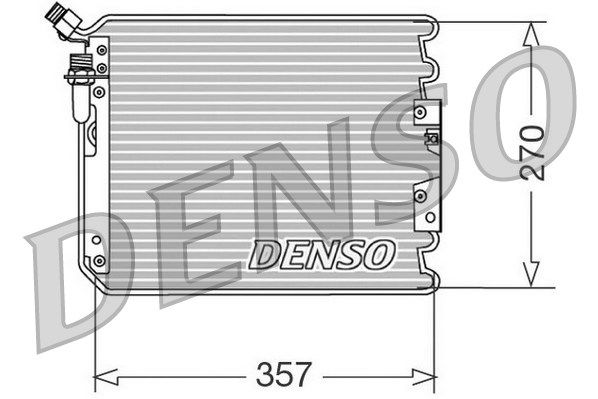 Kondensator, Klimaanlage Denso DCN28001 von Denso