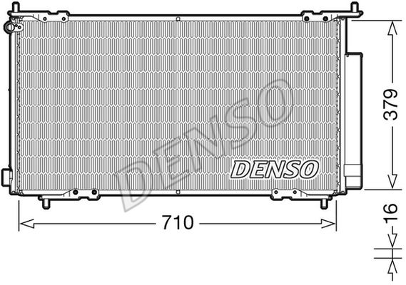 Kondensator, Klimaanlage Denso DCN40015 von Denso