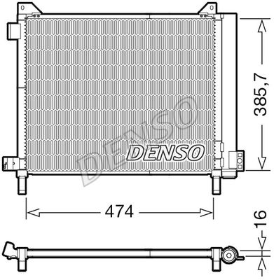 Kondensator, Klimaanlage Denso DCN46030 von Denso