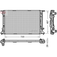 Kühler, Motorkühlung DENSO DRM02021 von Denso