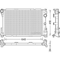 Kühler, Motorkühlung DENSO DRM17049 von Denso