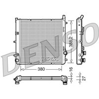 Kühler, Motorkühlung DENSO DRM21005 von Denso