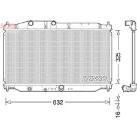 Kühler, Motorkühlung DENSO DRM40043 von Denso