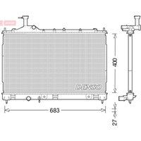 Kühler, Motorkühlung DENSO DRM45038 von Denso