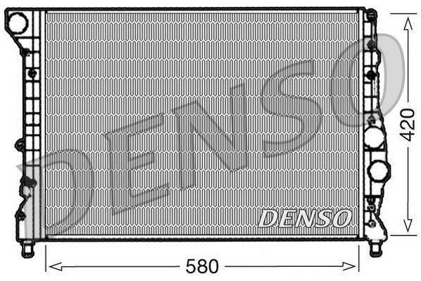 Kühler, Motorkühlung Denso DRM01001 von Denso